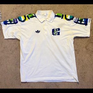 Adidas Vintage 80’s Stefan Edberg tennis polo
